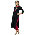 thumbnail image 5 of Bimba Cotton Kurti Regular Fit Straight Kurta Tunic Casual Everyday Clothing, 5 of 7