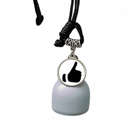

Praise Gesture Outline Pattern Wind Chimes Bell Car Pendant