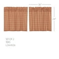 thumbnail image 4 of VHC Brands Sawyer Mill Red Plaid Tier Set of 2, 24Lx36W, 4 of 8