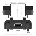 thumbnail image 3 of Car Headrest Backseat Organizer,Multifunctional Vehicle Seat Back Hanging Storage Box with Cup Holder and Hooks,Automotive Interior Headrest Storage Organizer,Universal Fit,Wine, 3 of 4