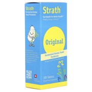 Bio-Strath Fermented Herbal Yeast Postbiotic, 100 Tablets