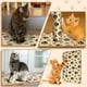 thumbnail image 5 of 2 alfombrillas rascadoras para gatos, 23.6 x 15.7 pulgadas, sisal natural, patrón de patas, con cinta autoadhesiva, para interiores, gatos, protector de muebles de sofá, alfombras, 5 of 6