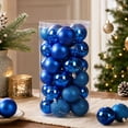 thumbnail image 6 of Ball Ornament Glossy Finish Decorative Sphere Multi‑Surface Style for Christmas Tree Holiday Decoration, 6 of 7