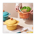 thumbnail image 4 of Hermoso tazón de comida con forma de girasol, capacidad de borde más profundo, tazón de fideos de acero inoxidable, tazón de comida, 4 of 7