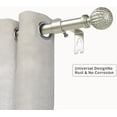 thumbnail image 2 of eTeckram 5/8" Single Curtain Rod with Balle Finials,Pewter,48‘’-84‘’, 2 of 6