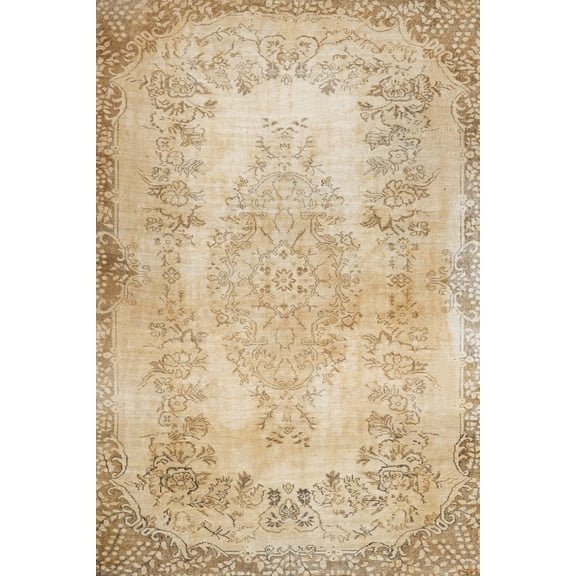 Brown Oriental Area Rugs for Living Room Washable Rugs Boho Moroccan Area Rug Soft Neutral Geometric Bohemian Carpet Distressed Indoor Rug for Bedroom Dining Room Office Foldable Nonslip Rug