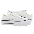 thumbnail image 3 of Converse Chuck Taylor All Star Lift OX Women's Platform Shoes Color: White Size: 7, 3 of 3