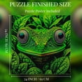 thumbnail image 2 of Puzle Bgraamiens Frog Camouflage Wild Animal 1000 piezas, 2 of 6