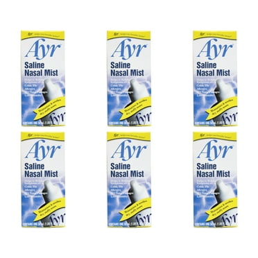 6 Pack - Ayr Saline Nasal Mist 50 mL Each
