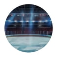 thumbnail image 2 of PIKWEEK  Fitted Table Cover for Round Tables Ice Hockey Sport Arena Tablecloth with Elastic Edge,Waterproof Table Cloth Covers for Outdoor Picnic Patio Coffee Kitchen Dinning Party Stadium Style White, 2 of 7