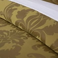 thumbnail image 4 of Chezmoi Collection Valor 7-Piece Bed in a Bag King, Gold Luxury Jacquard Floral Comforter with Sheets Set for All Season, 4 of 9
