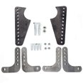 thumbnail image 1 of Adjustable Coil Over Shock Mount Kit Lower Rear Brackets for 3" Axle Tubes Steel, 1 of 1