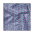 thumbnail image 1 of Abstract Decorative Napkins Set of 4, Hand-drawn Waves Striped Petals and Leaves Pattern in Retro Style, Silky Satin Fabric for Brunch Dinner Party, 18", Dark Blue Violet, by Ambesonne, 1 of 2