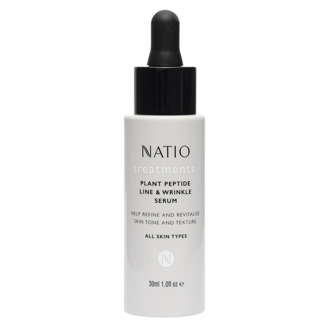 Línea de péptidos vegetales y arrugas Serum Natio, 30 ml, antienvejecimiento