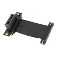 thumbnail image 4 of PCIe Câble Rehausseur 4.0 X1, Câble d'Extension GPU à Angle Droit de 90 Degrés pour Carte Son, Câble Rehausseur GPU Fonction Complète Supporte Cartes PCIe, 4 of 7