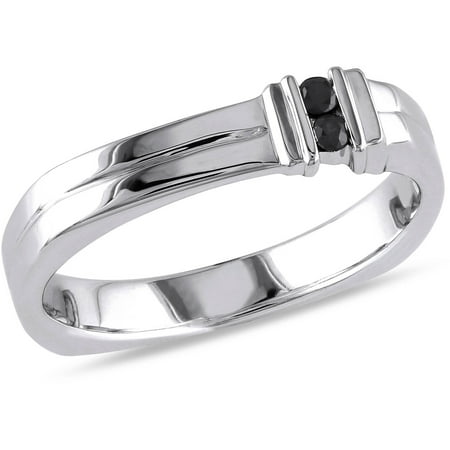Men's 1/10 Carat T.G.W. Sapphire Sterling Silver Fashion Ring