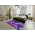 thumbnail image 5 of Ahgly Company Machine Washable Indoor Rectangle Transitional Medium Slate Blue Area Rugs, 3' x 5', 5 of 7