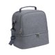 thumbnail image 4 of Bolsa térmica para almuerzo de dos pisos, ligera y a prueba de fugas. Gris, 4 of 9