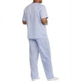 thumbnail image 2 of Fruit of the Loom Short Sleeve V-Neck Solid Pajamas (Men's or Men's Big & Tall) 2 Piece Set, Sizes S-5XL, 2 of 2