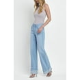 thumbnail image 6 of Flying Monkey - Super High Rise Cuffed Baggy Wide Jeans - F5796, 6 of 9
