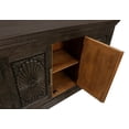 thumbnail image 6 of Athena 4-Door Sideboard in Antique Black with Traditional Carving on Solid Wood, 6 of 11