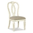 thumbnail image 2 of Home Square Set of 9 Extendable Dining Table and Side Chair in Chipped White, 2 of 16