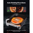 thumbnail image 4 of VEVOR Four à Pizza d'Extérieur, Machine à Pizza au Gaz Propane de 16 Po, Cuiseur à Pizza Portable avec Rotation Électrique, Pierre à Pizza Épaissie, Sac de Transport, Four à Pizza au Propane pour l'Extérieur, Cour Arrière, Patio, Camping, Noir, 4 of 9