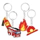 thumbnail image 1 of ColoMX 4 Uds llavero de bombero llavero de bombero bolsa de bombero colgante dije de bombero, 1 of 7