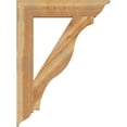 thumbnail image 3 of Ekena Millwork 6"W x 34"D x 46"H Funston Traditional Rough Sawn Bracket, Western Red Cedar, 3 of 4