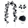 thumbnail image 4 of Fall Decor-Fall Decorations for Home-88.98in Plum Cimicifuga Seeded Garland - Artificial Leaf Garland Centerpieces for Tables Mantle -Autumn Thanksgiving Halloween Decoration for Indoor Wedding Room, 4 of 8