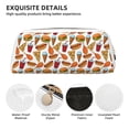 thumbnail image 4 of Uemuo Hot Dog Burger Printed Leather Pencil Case, Pencil Pouch, Portable Pencil Bag, Pen Case for& Office, 4 of 7