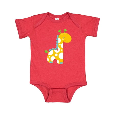 

Inktastic Cute Giraffe Little Giraffe Yellow Giraffe Gift Baby Boy or Baby Girl Bodysuit