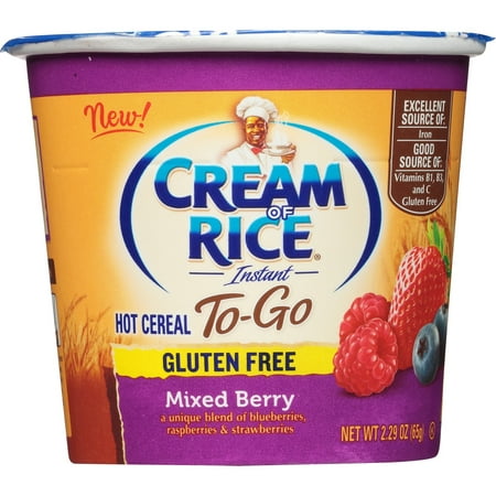 Cream of Rice, Hot Cereal to Go, Mixed Berry, 2.29 Ounce (Pack of