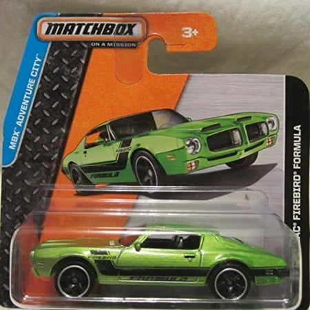 1990 Pontiac Firebird Formula - Matchbox 2014 MBX Adventure City 71 Pontiac Firebird Formula 11/120 Short Card