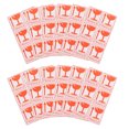 thumbnail image 1 of Houderco 258Ud Pegatinas De Para Cajas Y Paquetes Con Adhesión Segura Y Color Rojo, 1 of 6
