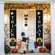 thumbnail image 4 of Bienvenida De Halloween Colgante De Puerta De Corona De Calabaza Para Decoración De Halloween Minnieouse HA043247-05, 4 of 6