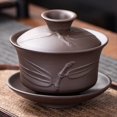 thumbnail image 5 of Juego de Té de Arcilla, Tetera, Tazón Cubierto, de Té, Tazón Grande Cubierto, Tazón de Té Doméstico, Tazón Cubierto para Preparar Té, 5 of 5