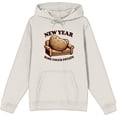 thumbnail image 4 of New Year Same Couch Potato Adult Sand Long Sleeve Hoodie-3XL, 4 of 6