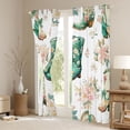 thumbnail image 3 of Homewish Bohemian Western Boot Blackout Curtains Set of 2 (52x84 Each), Rustic Cowgirl Cowboy Window Curtains, Vintage Flower Floral Curtains and Drapes, Window Curtains Home Decor, 3 of 6