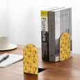 thumbnail image 5 of Gaeub Honeycombs Wood Bookends, Non-Slip Bookends, Heavy Duty Wooden Bookholder, 5 of 7