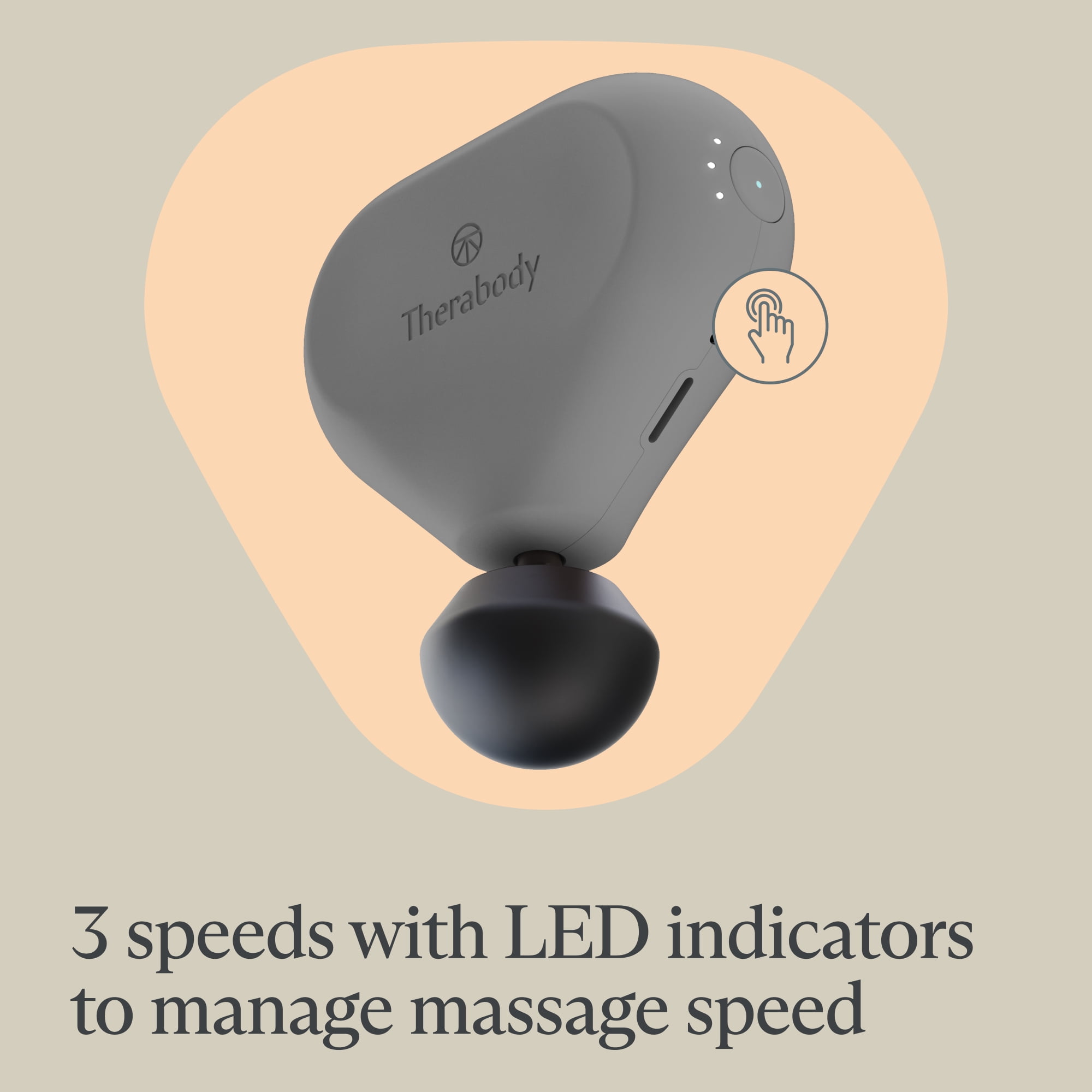 Therabody Theragun Mini 2nd Gen SE Portable Percussion Massage Gun, Gray, Walmart Exclusive