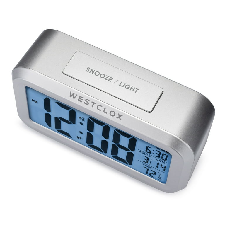 Westclox Battery Operated Digital Alarm Clock with Backlight