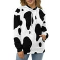 thumbnail image 4 of Cow Print 3d Sweatshirts Hoodie Fashion Casual Personality Men's Women Street Hoodie Pullovers Long Sleeve Comfortable Top, 4 of 6