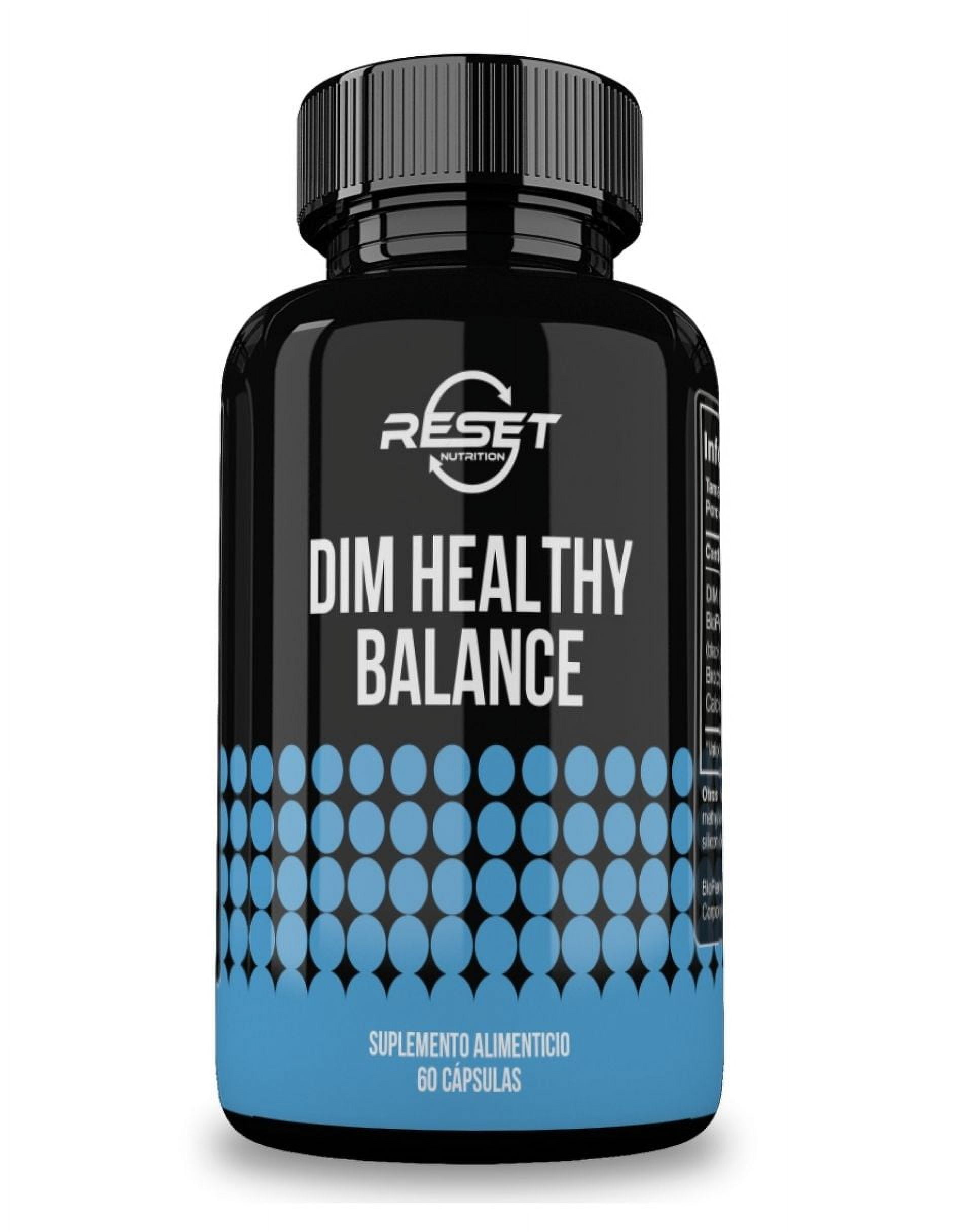 Dim Balance Reset Nutrition DIM Healthy Balance | 250 Mg | 60 Servings | 60 ...