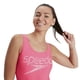 thumbnail image 4 of Traje de baño Speedo Mujer Logo Deep U-Back Rosa 812369A-657, 4 of 7