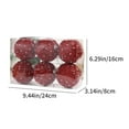 thumbnail image 3 of Christmas 6Pcs Christmas Ball Ornaments Glitter Sequin Foam Ornaments,Hanging Christmas Tree Ball Decorations Indoor Outdoor Christmas Decorations, 3 of 6
