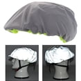 thumbnail image 4 of 3 Fundas Para Casco De Bicicleta, Impermeables, Totalmente Reflectantes, Universales, Resistentes A La Lluvia, 4 of 8
