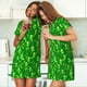 thumbnail image 4 of Disketp St Patrick's Day2 para Camisón Corto de Manga Corta para Mujeres, Camisón Cómodo con Escote Redondo, Bonito y Confortable, 4 of 6