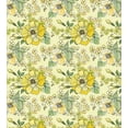 thumbnail image 3 of Floral Duvet Cover Set, Watercolor Style Illustration of Rhythmic Blossoms in Pastel Colors, Decorative 3 Piece Bedding Set with 2 Pillow Shams, King Size, Pastel Green Multicolor, by Ambesonne, 3 of 3