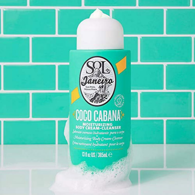 SOL DE JANEIRO Coco Cabana Moisturizing Body Cream-Cleanser, 13 Fl